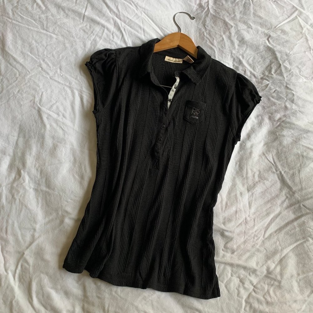 DKNY Jeans Collared Tee